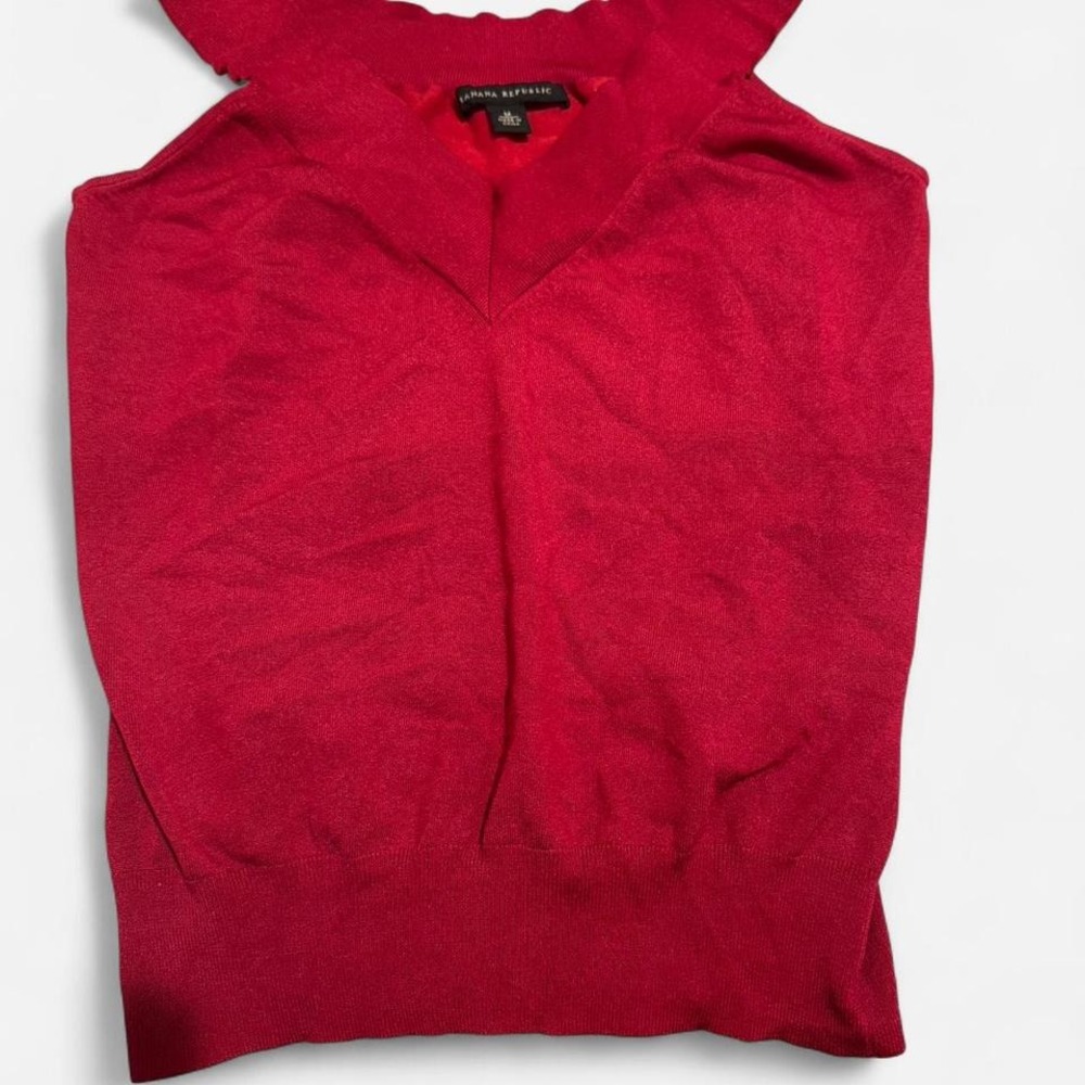 Banana Republic Red Blouse